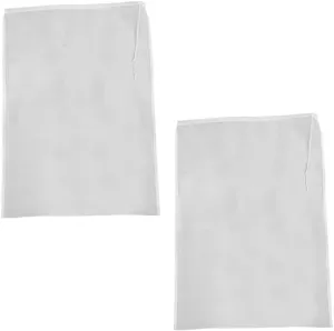2pcs Mesh Filter Bags Strainer Bag for Fruit Vegetable Wine Easy to Use Food Grade Fine Mesh Nylon