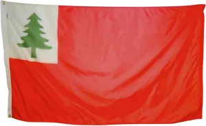 2x3' New England Continental Flag, All Weather Nylon for Outdoor, Made In USA