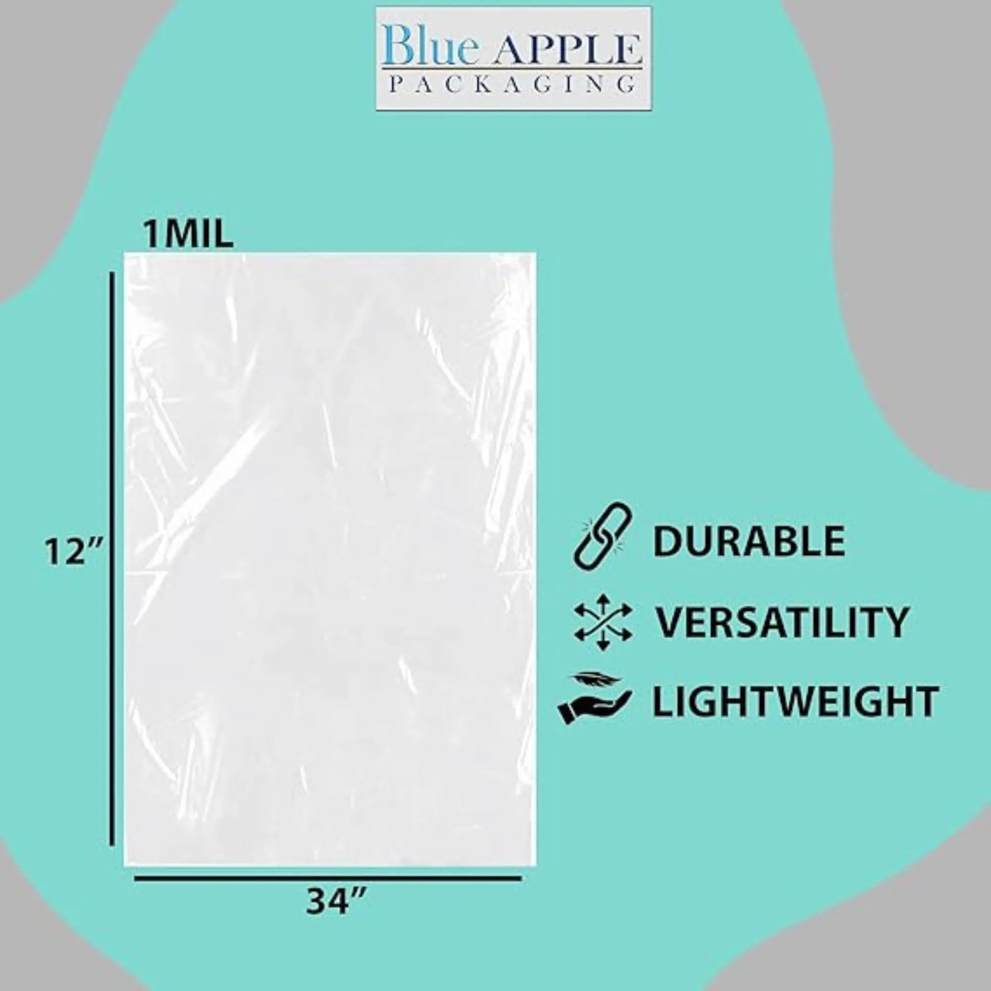 34X12 inches Pan Liners Poly Nylon 1 Mil Full Pan Shallow and Medium PN