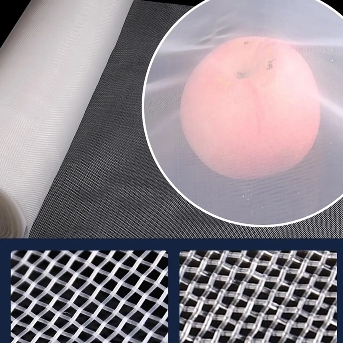 39.37x39.37 Inch 25 Micron Food Grade Nylon Filter Mesh Woven Net Fabric Filter Sheet for Home Brewing