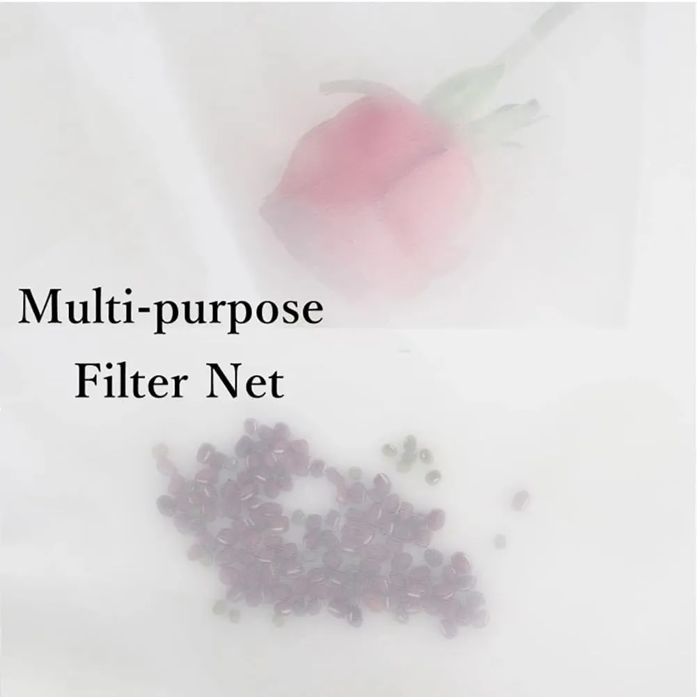 39.37x39.37 Inch 25 Micron Food Grade Nylon Filter Mesh Woven Net Fabric Filter Sheet for Home Brewing