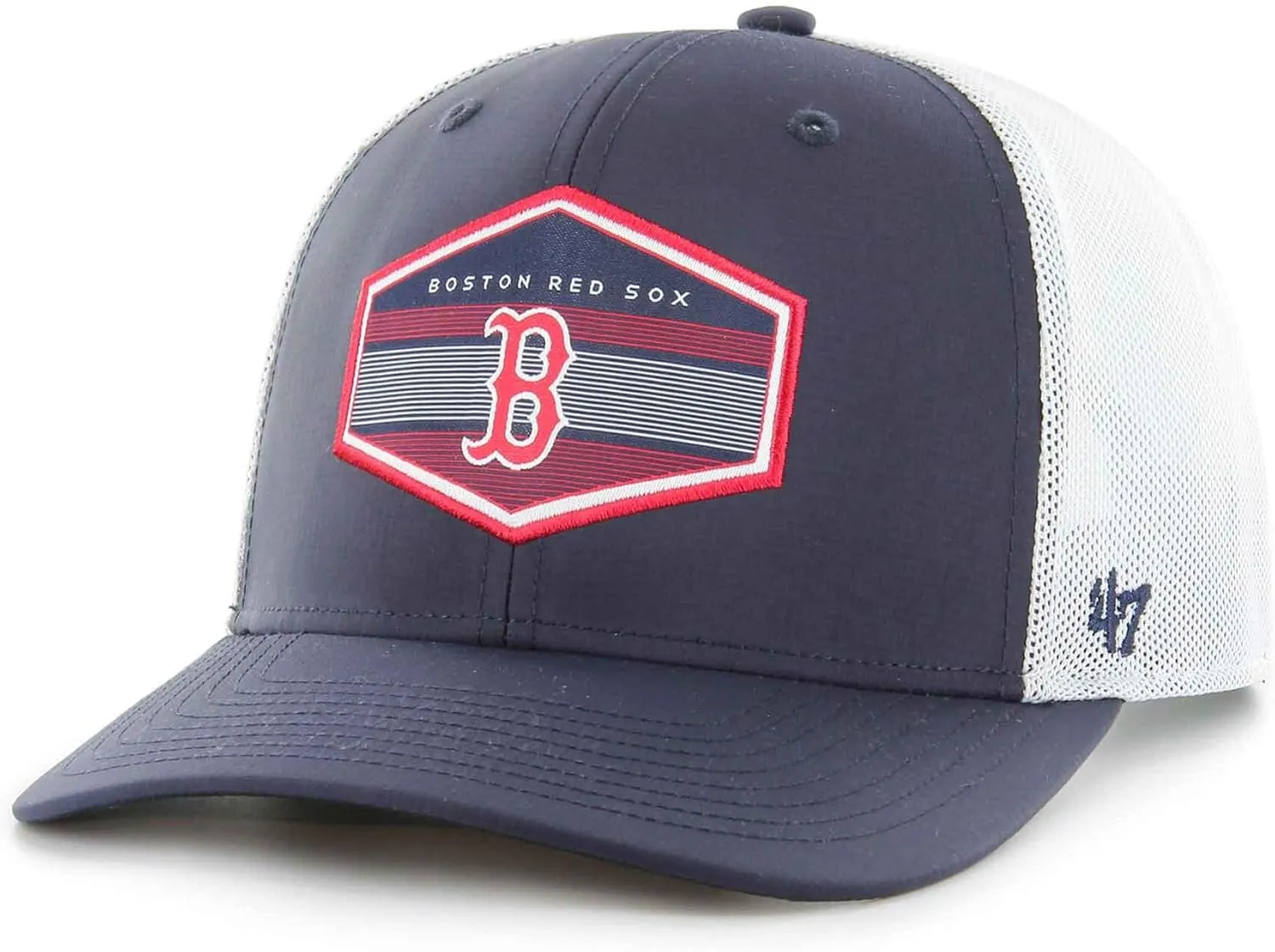 47 MLB Burgess Adjustable Snapback Mesh Trucker Hat, Adult One Size Fits All