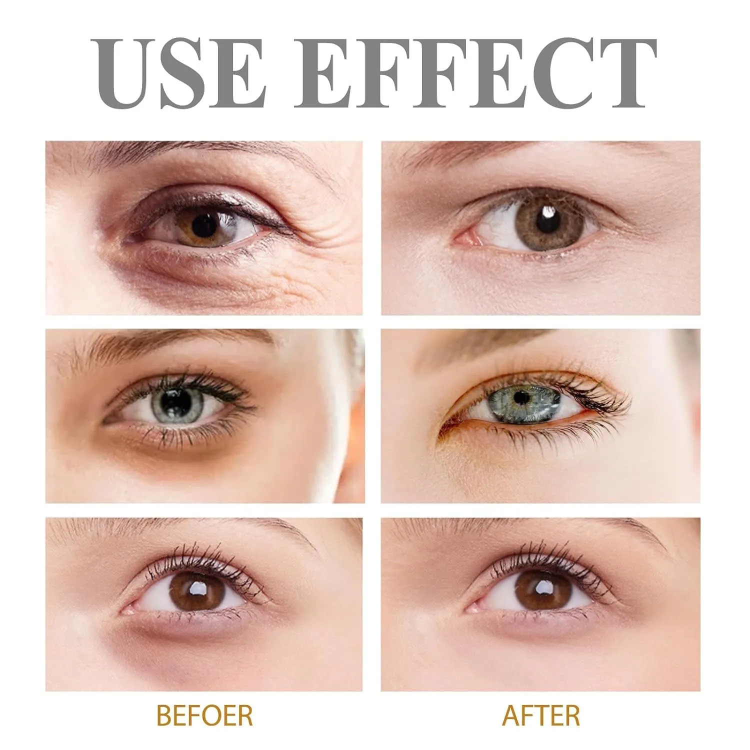 60 Seconds Eye Effects Firming Gel, 60-Second Eye Firming Gel，60-Second Eye Effects Age-Defying Tinted Firming Gel (6pcs)
