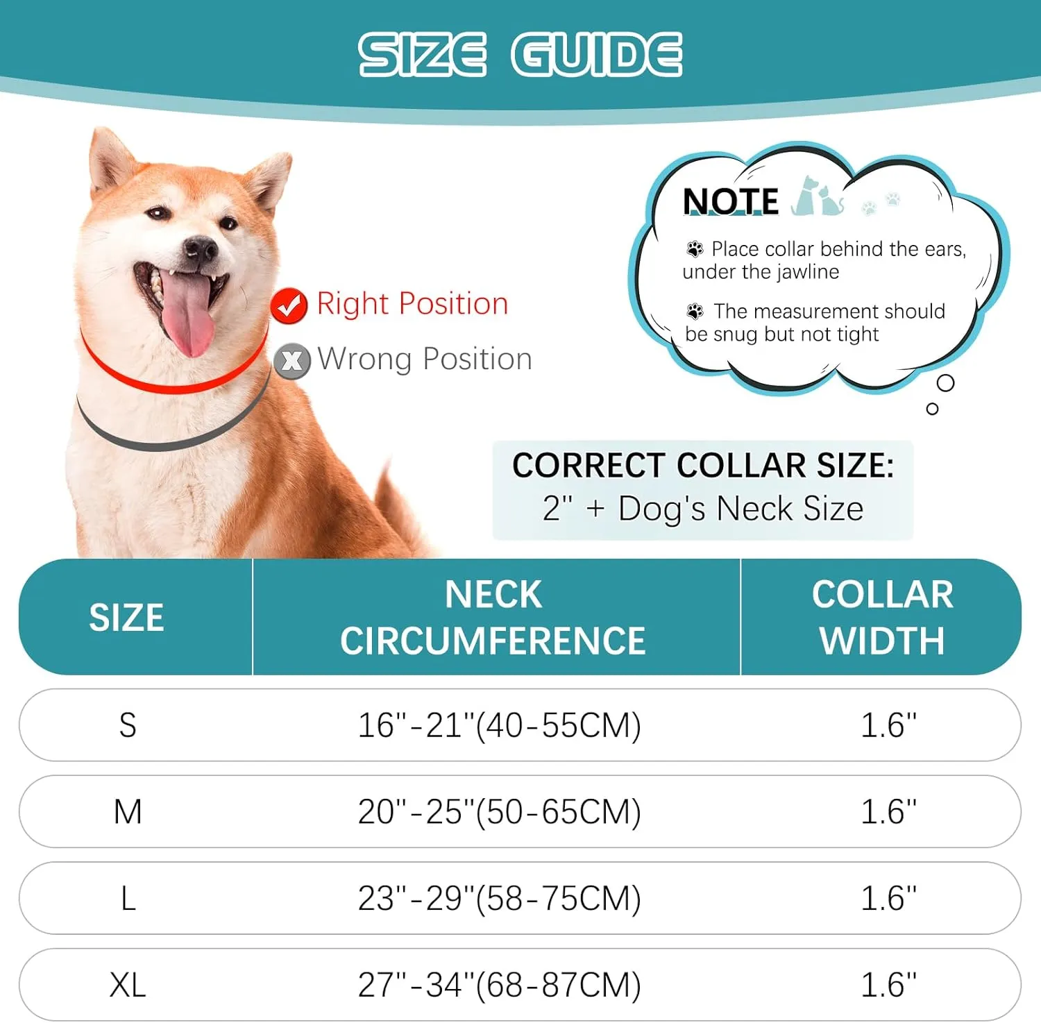 Adjustable No Pull Dog Collar - Heavy Duty Martingale Slip Collar with Reflective Widened Nylon & Metal Buckle for Training Walking Hunting (Small/Medium/Large Dogs),Blue,L