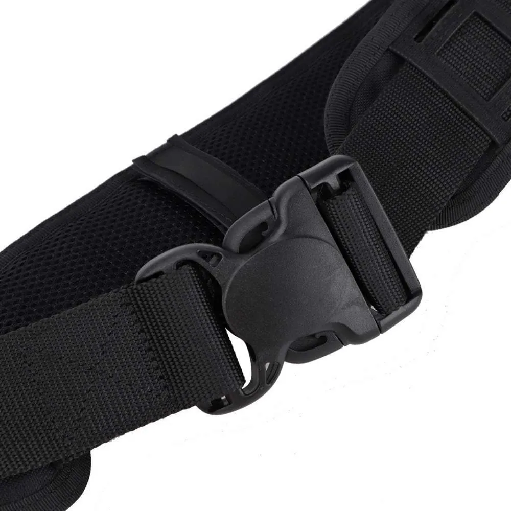 Adjustable Tactical Padded Molle Belt – 1000D Nylon Utility Waist Belt for Airsoft, CS, Hunting, and Shooting Activities