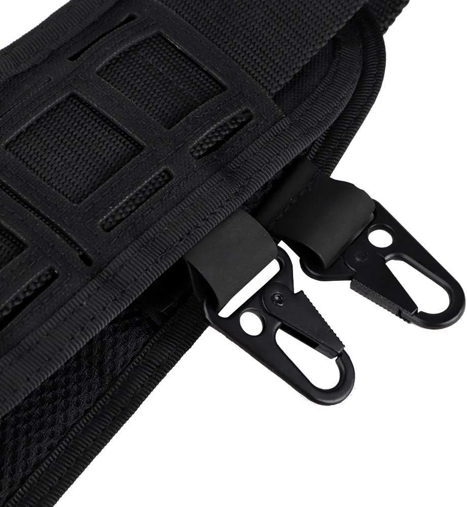 Adjustable Tactical Padded Molle Belt – 1000D Nylon Utility Waist Belt for Airsoft, CS, Hunting, and Shooting Activities