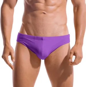 AIMPACT Mens Vintage Swim Briefs Sexy Bikini Swimwear Quick Dry Retro Swimsuit with Drawstring