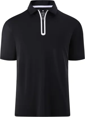 Alex Vando Mens Golf Shirt Moisture Wicking Quick-Dry Short Sleeve Casual Polo Shirts for Men