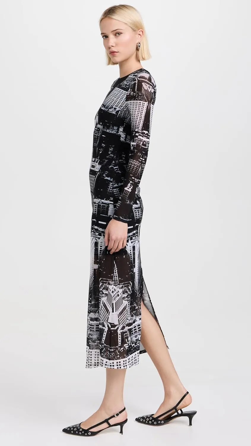 alice   olivia Women's Delora Midi Dress