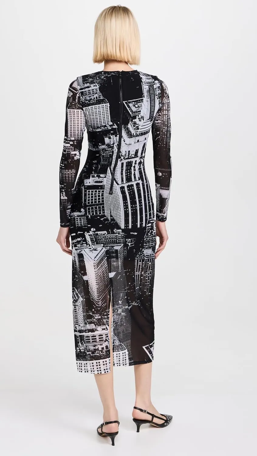 alice   olivia Women's Delora Midi Dress