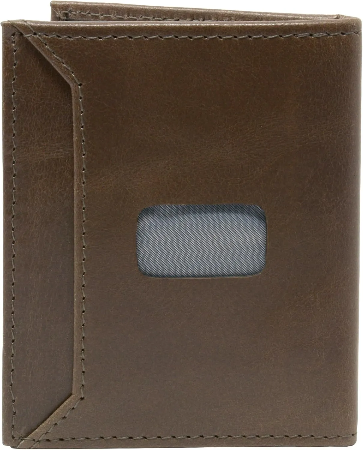 Alpine Swiss Double Diamond RFID Business Card Case Wallet