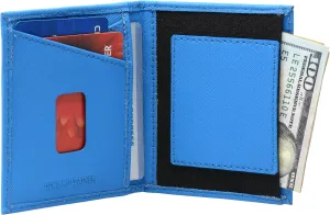 Alpine Swiss Double Diamond RFID Business Card Case Wallet
