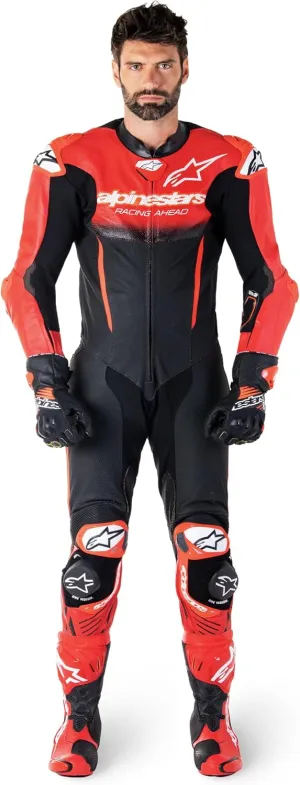 Alpinestars GP R7 1PC Leather Suit, Race-Ready Design, CE Certified, Advanced Ventilation, Superior Protection