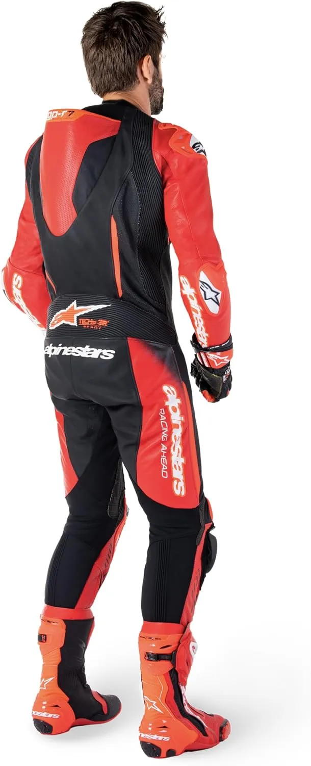 Alpinestars GP R7 1PC Leather Suit, Race-Ready Design, CE Certified, Advanced Ventilation, Superior Protection