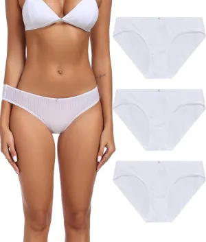 ANLIQI Quick Dry Underwear for Women Travel Panties Pack Nylon Hipster Panty Soft&Lightweight Bikini Brief Stay Fresh Undies