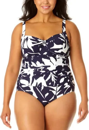 Anne Cole Retro Twist One-Piece
