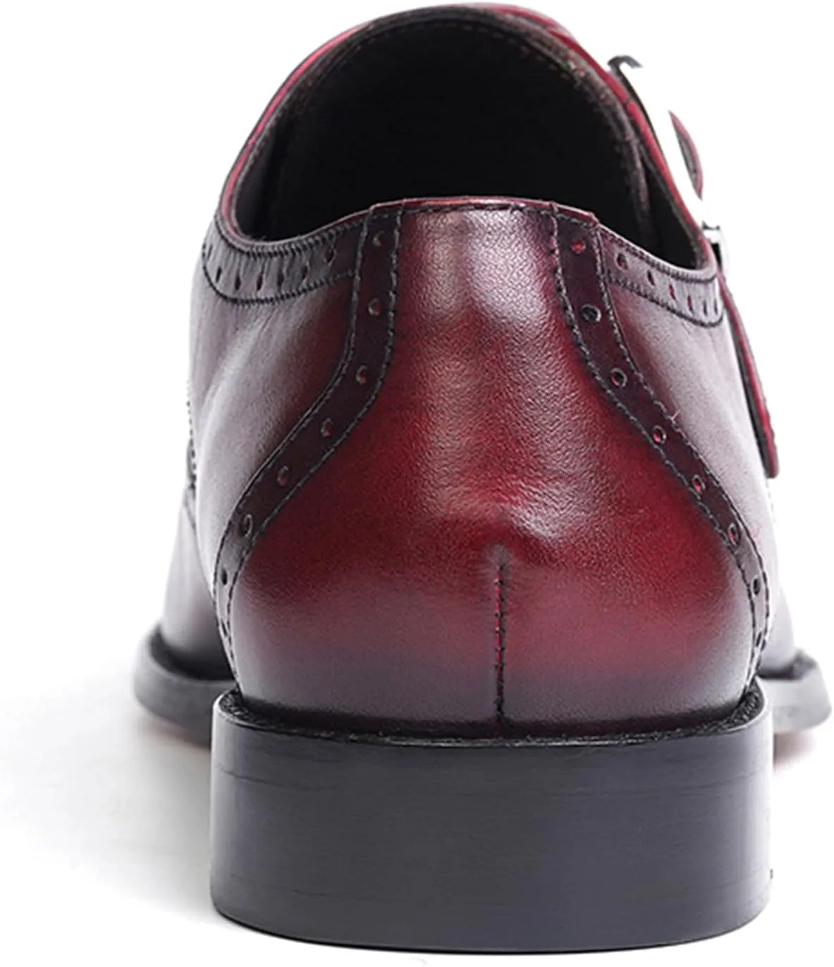 Anthony Veer Delano One Single Monk Dress Shoes for Men | Full Grain Calfskin Leather | Strap-On | Blake Construction | Ortholite Cushion Comfort | Full Grain Calfskin Leather Upper
