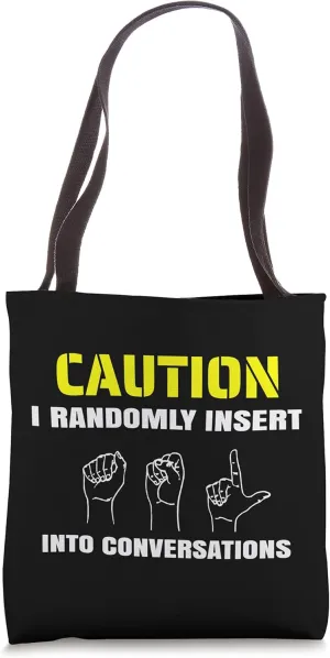 ASL Pro Sign Language Gifts Apparel For Interpreter Deaf Tote Bag
