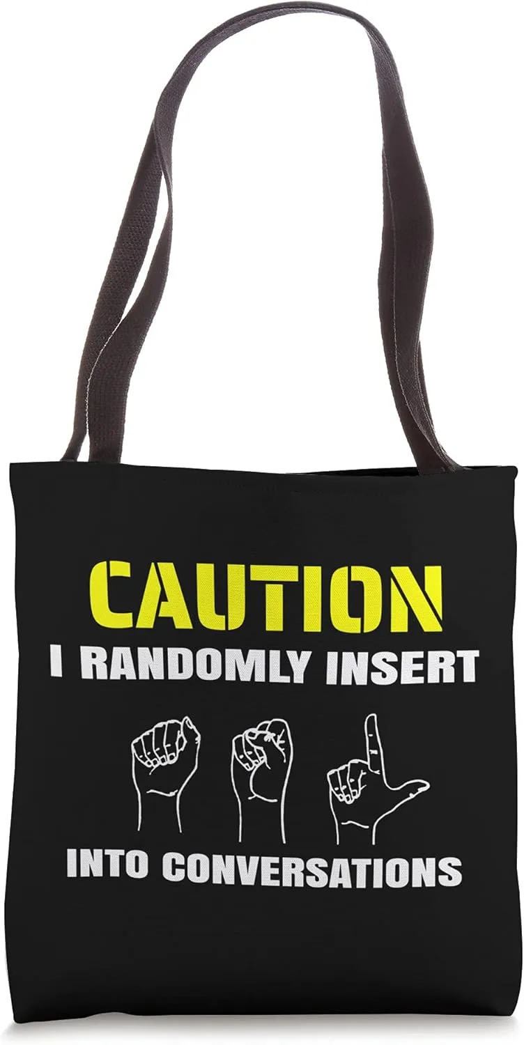 ASL Pro Sign Language Gifts Apparel For Interpreter Deaf Tote Bag