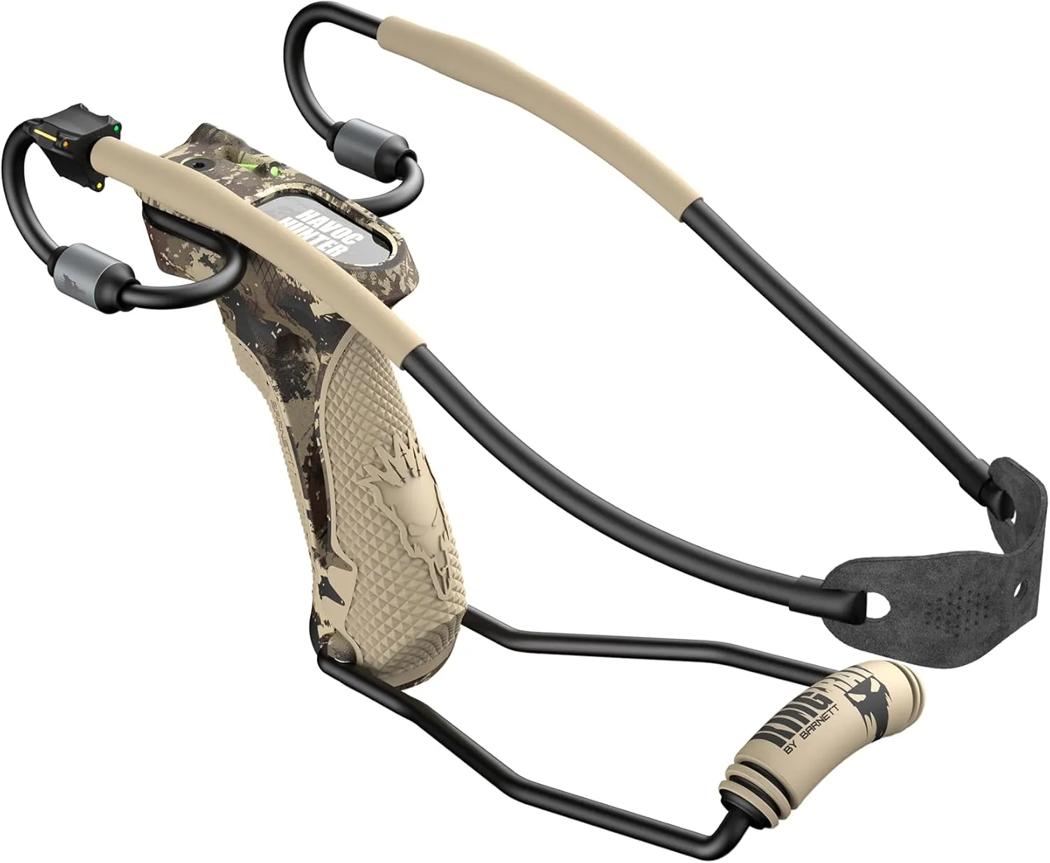 Barnett King Rat Slingshots, Powerful Slingshot for Adults and Kids Alike, Includes Power Band, Brushed Leather Pouch, & Slingshot Ammo