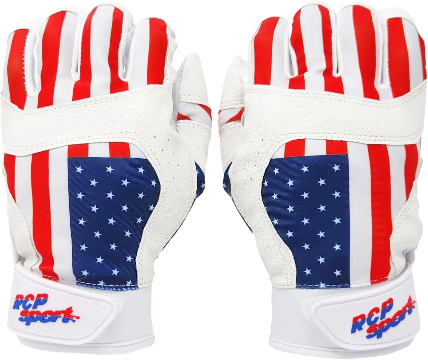 Baseball and Softball Batting Gloves – Rip and Tear Resistant – Reinforced Crotch, Padded Protection, Adjustable Sizes, Guantes de bateo