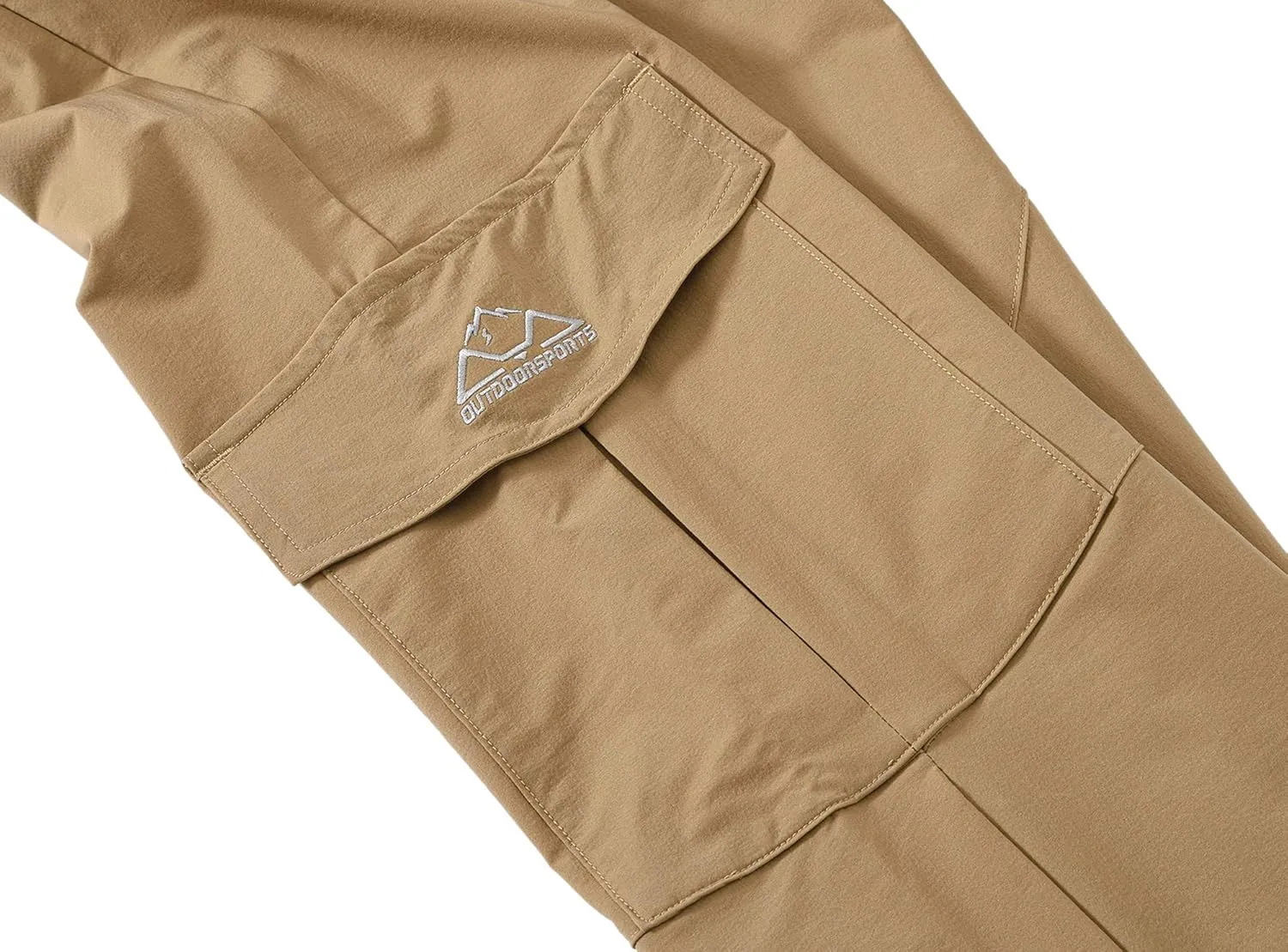 BASUDAM Men's Cargo Hiking Pants Quick Dry Lightweight Stretch Water Resistant Summer Outdoor Work Travel with Pockets