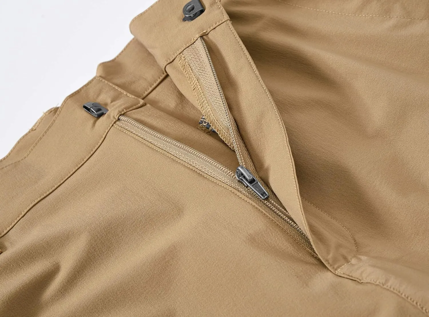 BASUDAM Men's Cargo Hiking Pants Quick Dry Lightweight Stretch Water Resistant Summer Outdoor Work Travel with Pockets