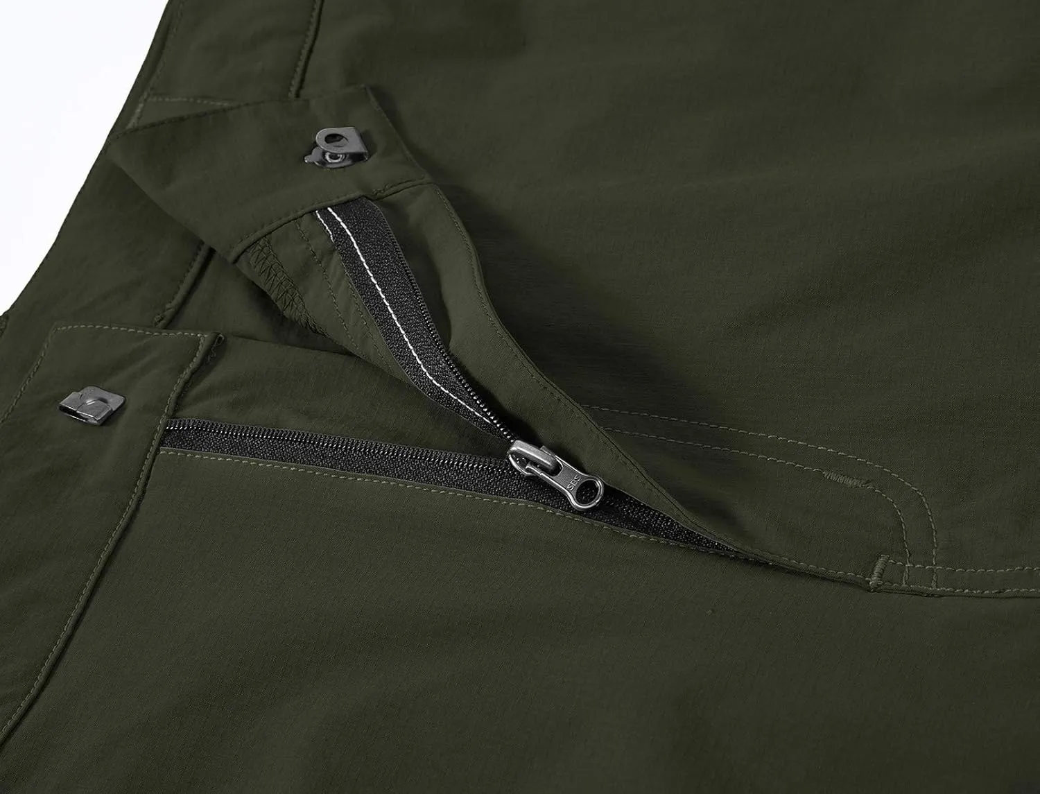 BASUDAM Men's Cargo Hiking Shorts Stretch Quick Dry Lightweight Work Shorts 6 Pockets for Camping Travel