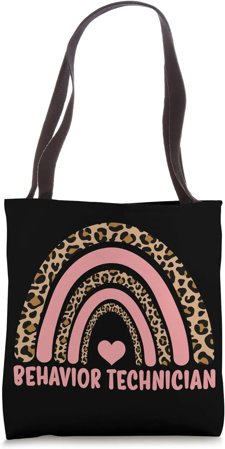 Behavior Technician Rainbow Behavioral Tech Behavior Tech Tote Bag