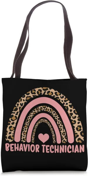 Behavior Technician Rainbow Behavioral Tech Behavior Tech Tote Bag