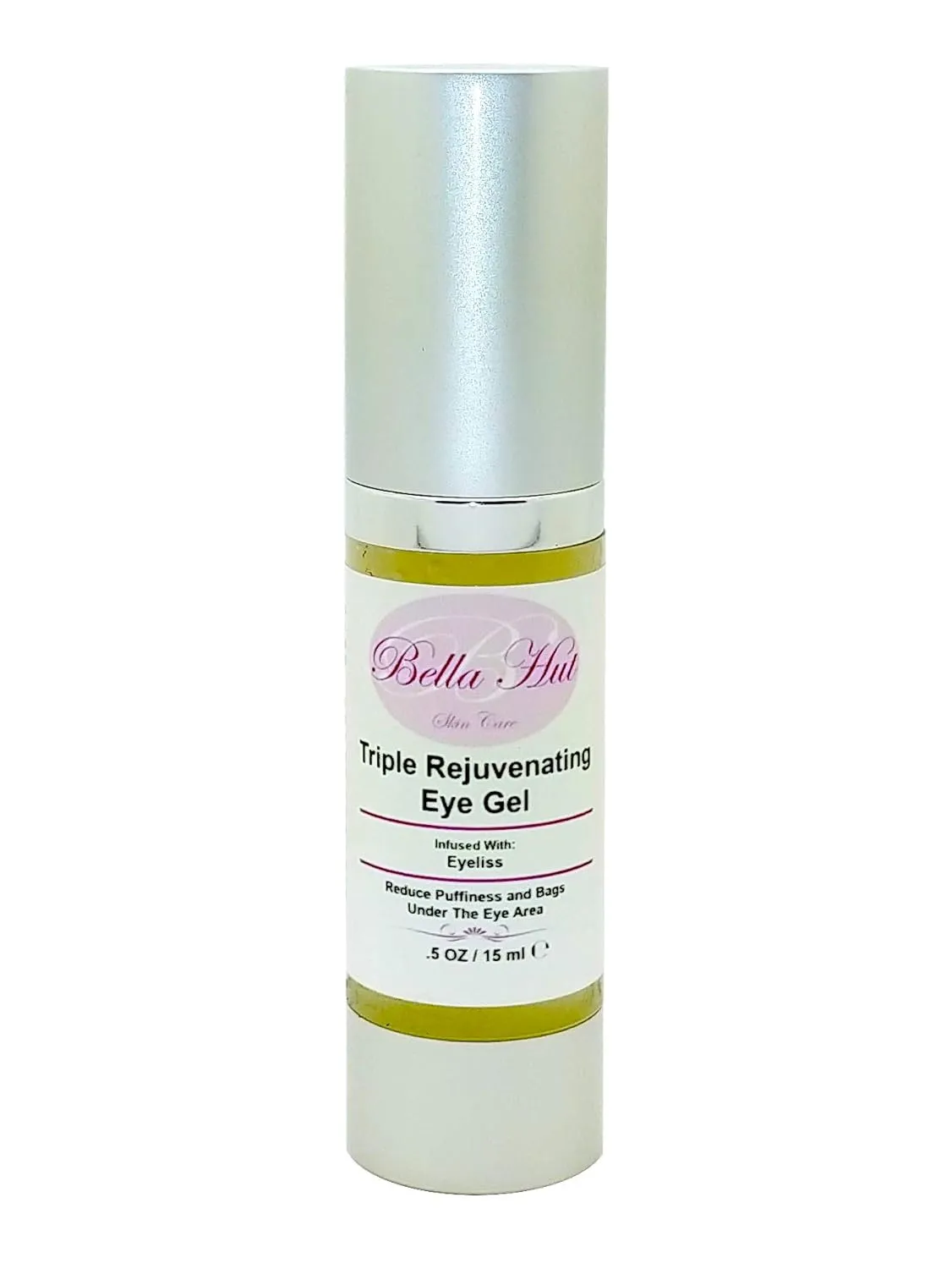 Bellahut Triple Rejuvenating Eye Gel (.5 OZ) - Treats Eye Bags and puffiness around the eye area and under the eyes with Bellahut's concentrated peptide formula. Made in USA.