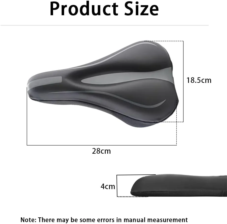 Bike Seat Cushion for Diamondback Bicycles Line Bicycles Mason Trail Bicycles Mission 1, Soft Comfort Breathable Bike Seat Cover Gel Padded Bike Seat Cover for Men & Women Waterproof Bike Cushion