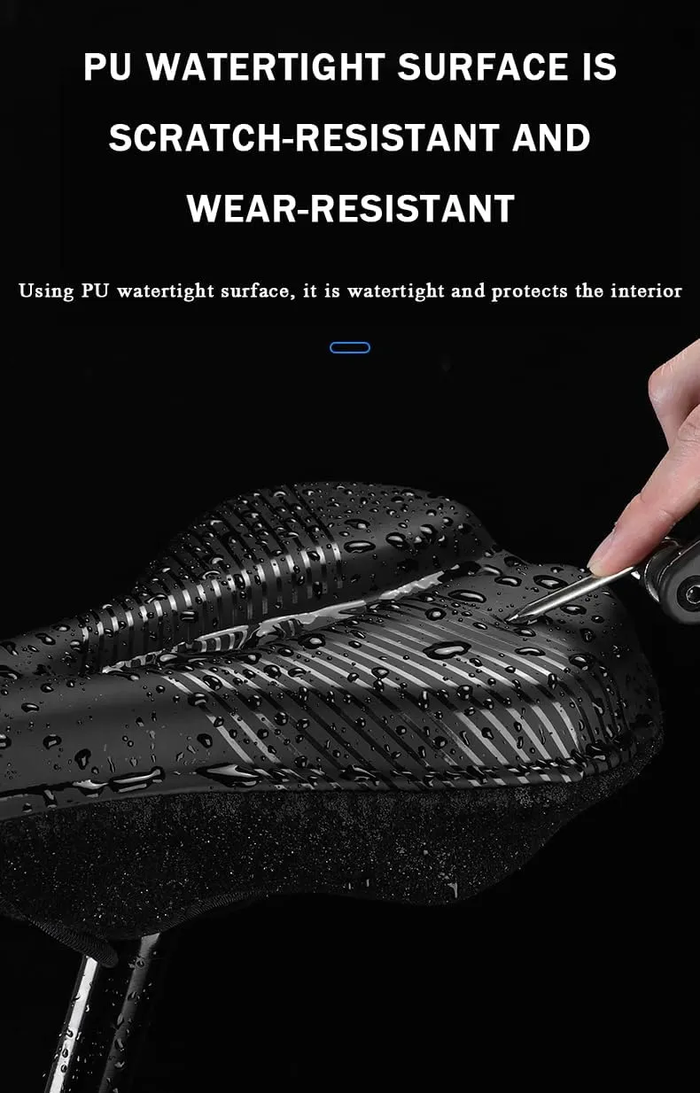 Bike Seat Cushion for Giant TCR Advanced Disc TCR Advanced Pro TCR Advanced Pro Team, Memory Foam & Gel Padded Cover Bicycle Seat for Men Women Shock-Absorbing Comfort Bike Seat Pad,A