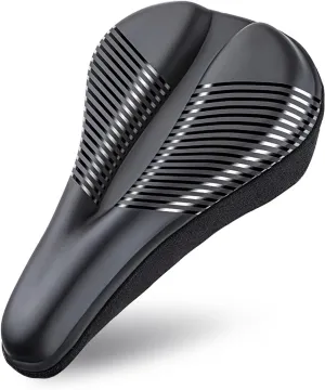 Bike Seat Cushion for Merida Big Nine XT Big Seven Big Trail Big Trail 500, Soft Comfort Breathable Bike Seat Cover Gel Padded Bike Seat Cover for Men & Women Waterproof Bike Cushion,B