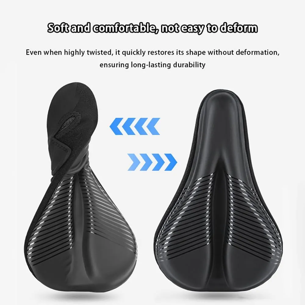 Bike Seat Cushion for Merida Big Nine XT Big Seven Big Trail Big Trail 500, Soft Comfort Breathable Bike Seat Cover Gel Padded Bike Seat Cover for Men & Women Waterproof Bike Cushion,B