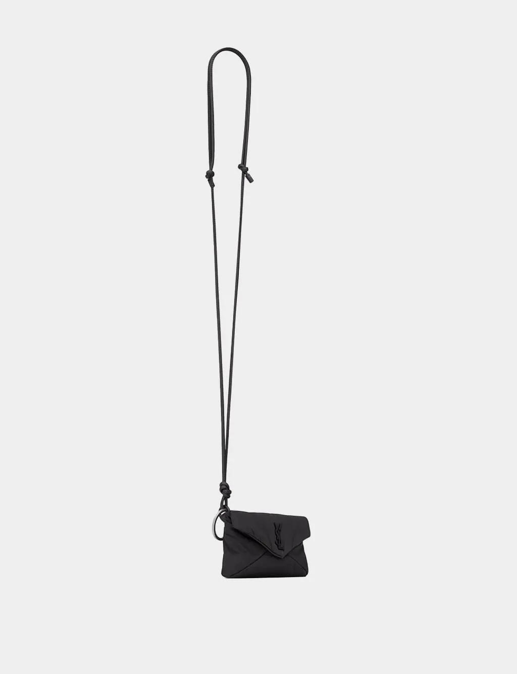 Black Cassandre Mini Envelope in Nylon