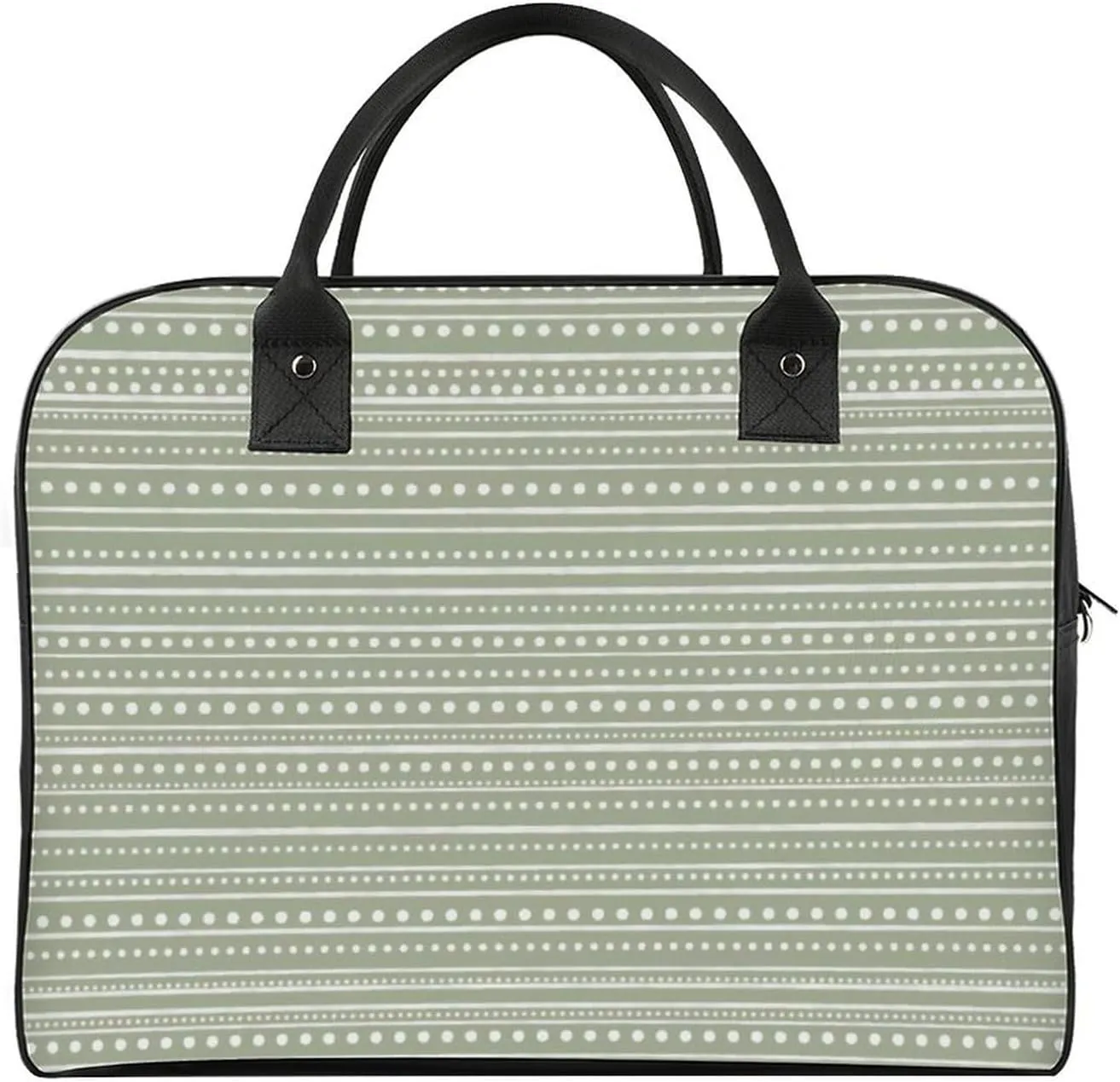 Black Watch Tartan Pattern Fashionable Large Capacity Travel Handbag Unisex