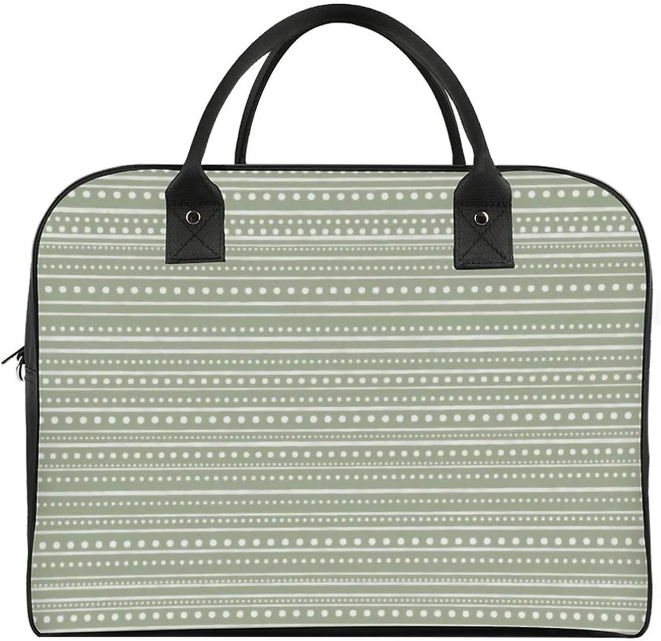 Black Watch Tartan Pattern Fashionable Large Capacity Travel Handbag Unisex