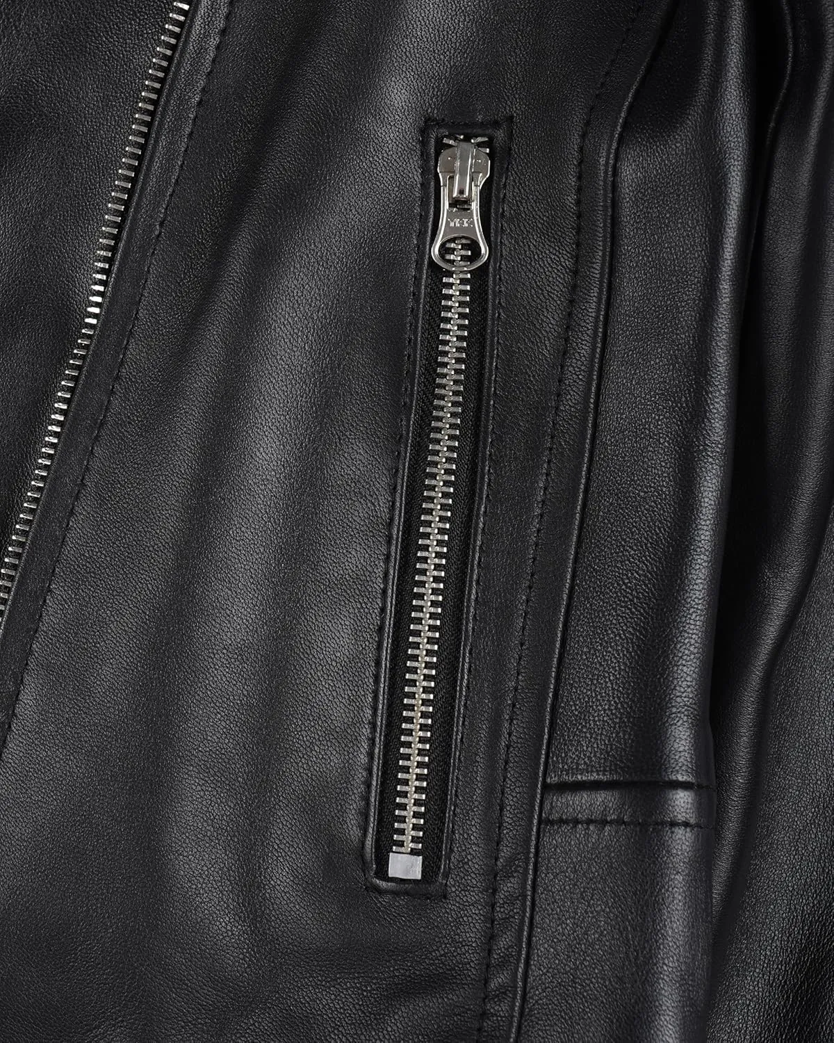 Blingsoul Real Lambskin Leather Jacket Women - Asymmetrical Style Womens Leather Jackets