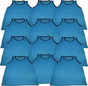 BlueDot Trading 12 Adult Men Woman Unisex Sports Pinnie Scrimmage Training Vest, Nylon Mesh – Soccer, Field Hockey, Lacrosse