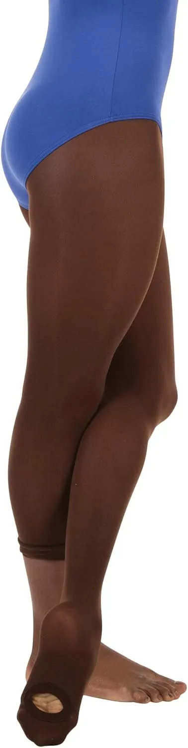 Body Wrappers Adult TotalSTRETCH Mesh Seamed Convertible Tights A45
