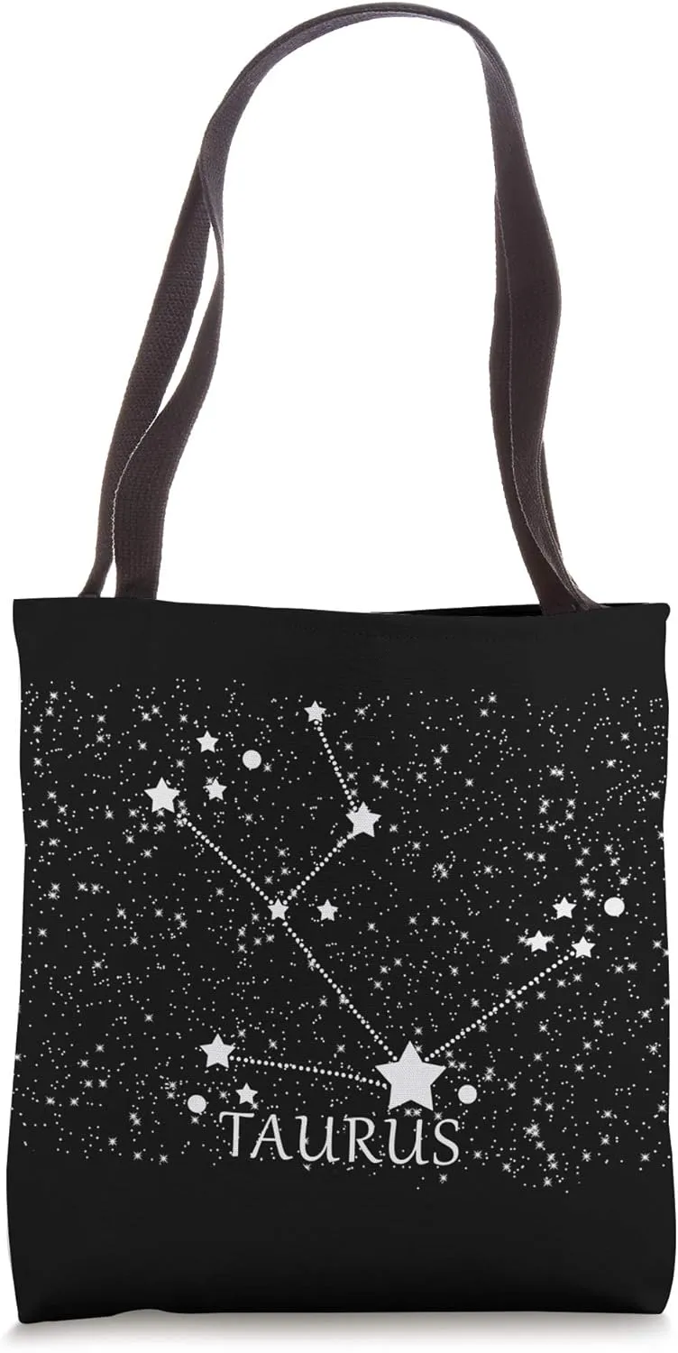 Born Taurus Horoscope Zodiac Sign Astrology Birthday Tote Bag