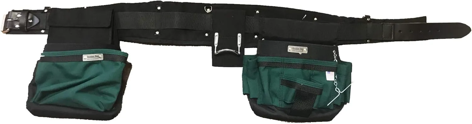 Boulder Bag ULT104 Green Ultimate Electrician Comfort Combo w/Metal Buckle - Small