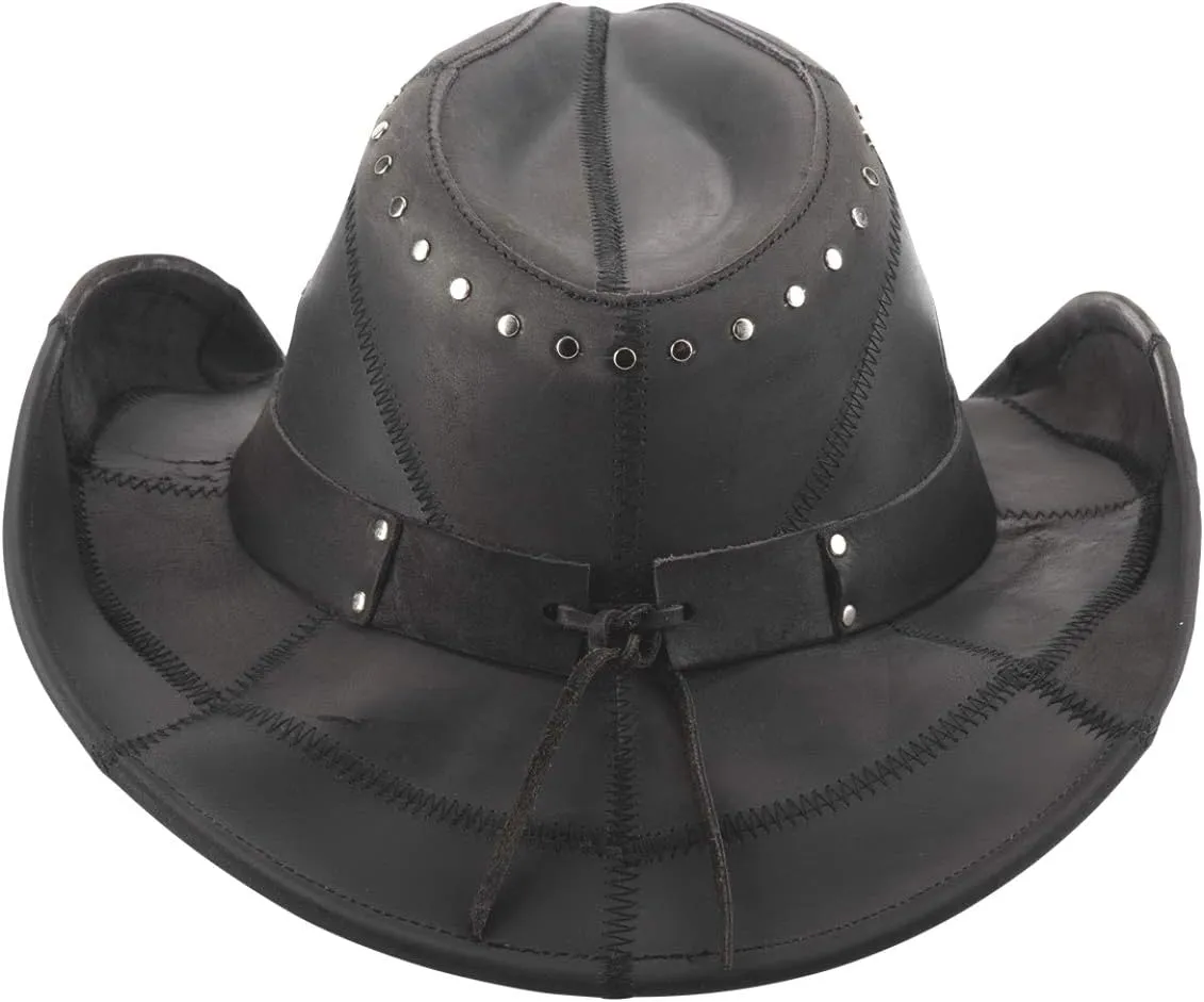 Bullhide Hardtail Brim: 3 1/2" Black Cowboy Hat