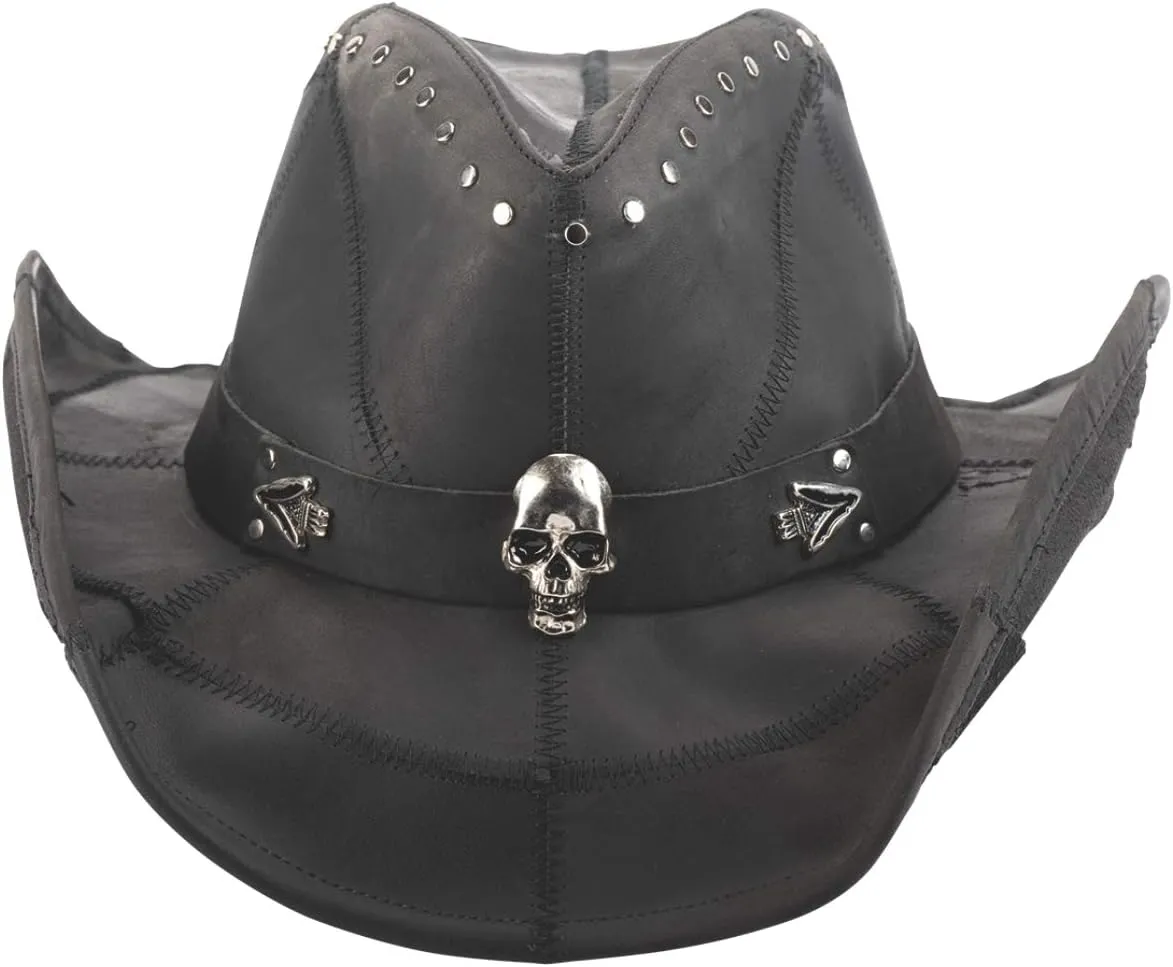 Bullhide Hardtail Brim: 3 1/2" Black Cowboy Hat