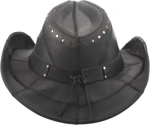 Bullhide Hardtail Brim: 3 1/2" Black Cowboy Hat