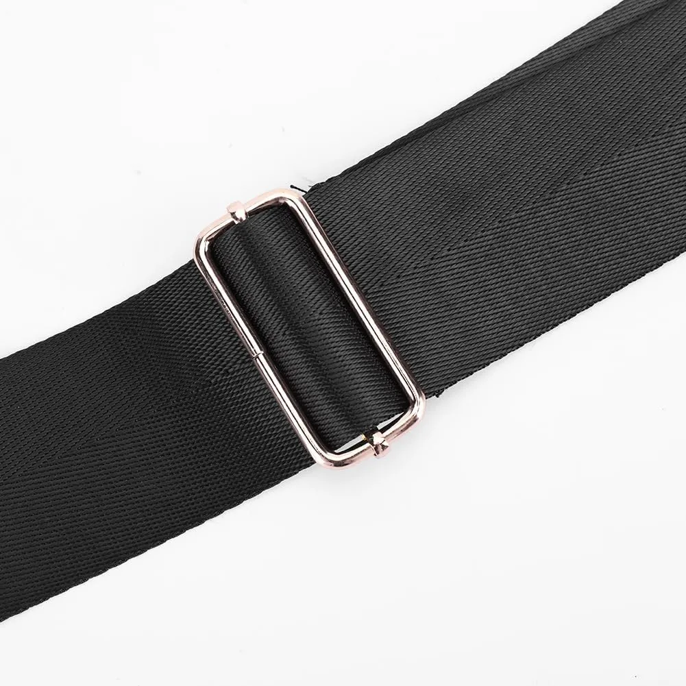 Bum Bags for Women Nylon Crossbody Bag Solid Spacious Cresent Sling Belt Half Moon Purse with Adjustable Strap Trendy Satchel