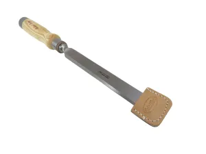 Bundle Robert Sorby 286/285EG25 1 Inch Timber Framing Chisel with Beveled Edges and Leather Edge Guard 15-1/2 Inches Overall Length