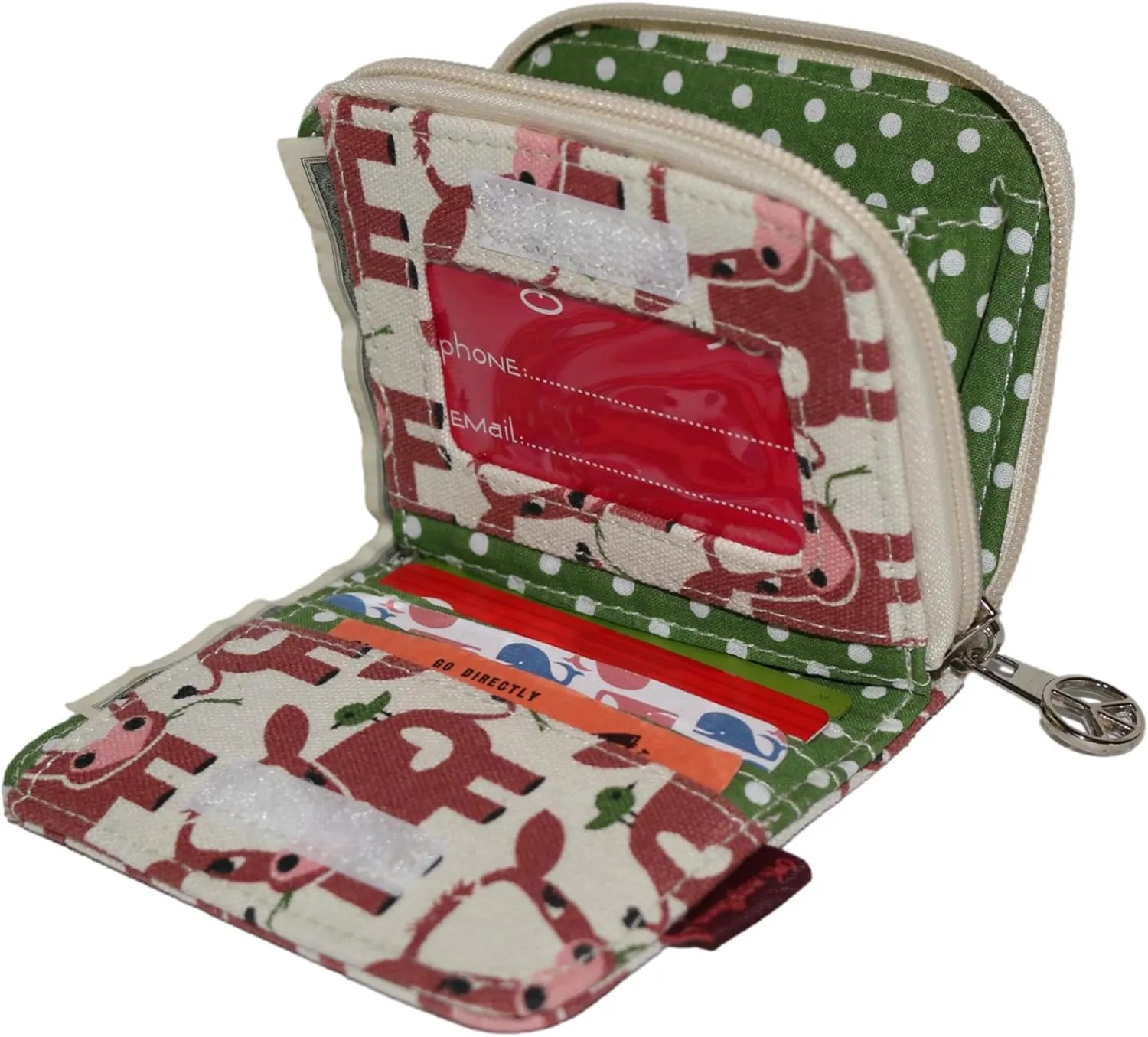bungalow 360 Billfold Vegan Wallet (Cow)