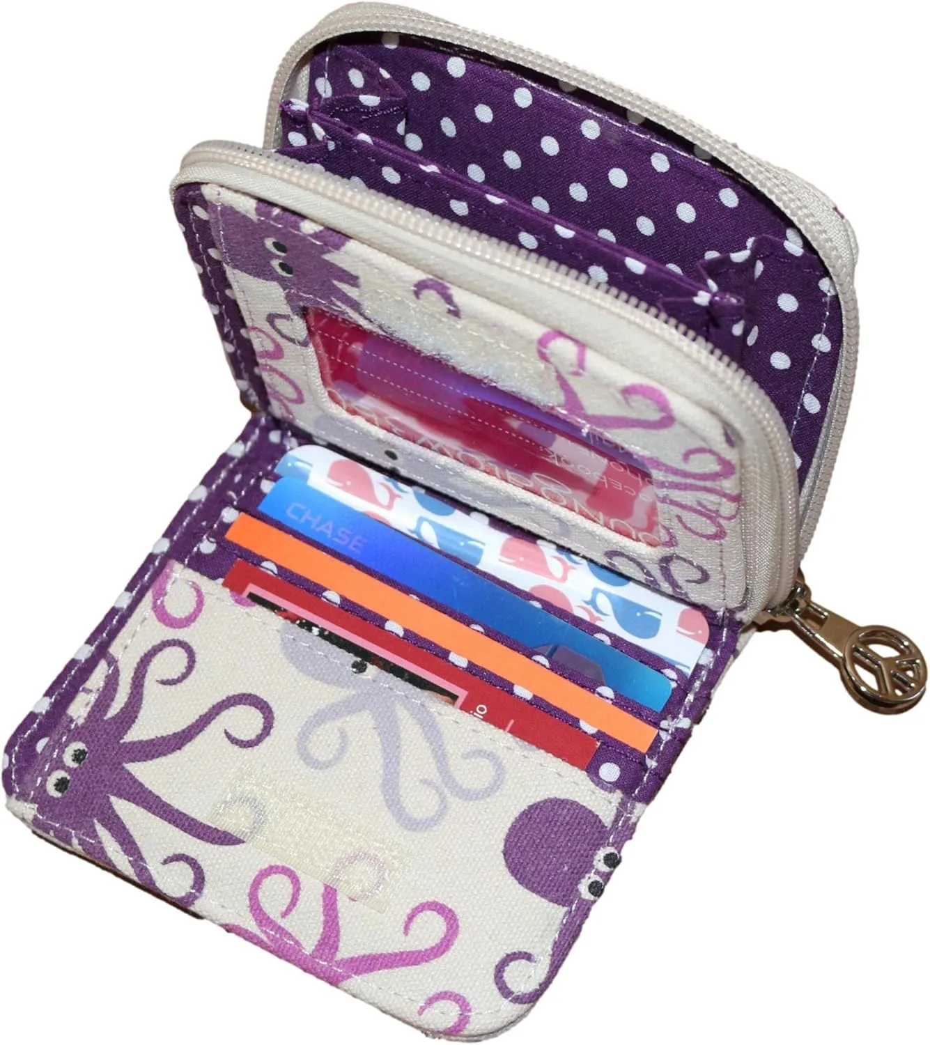 bungalow 360 Billfold Vegan Wallet (Octopus)